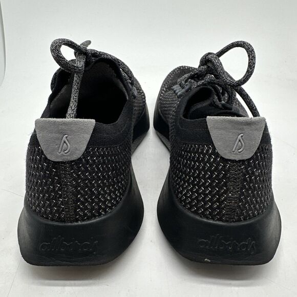 Allbirds Shoes Womens 10 Tree Dasher 2 Runner Sneakers Black Mesh Low Top Round - Picture 5 of 9